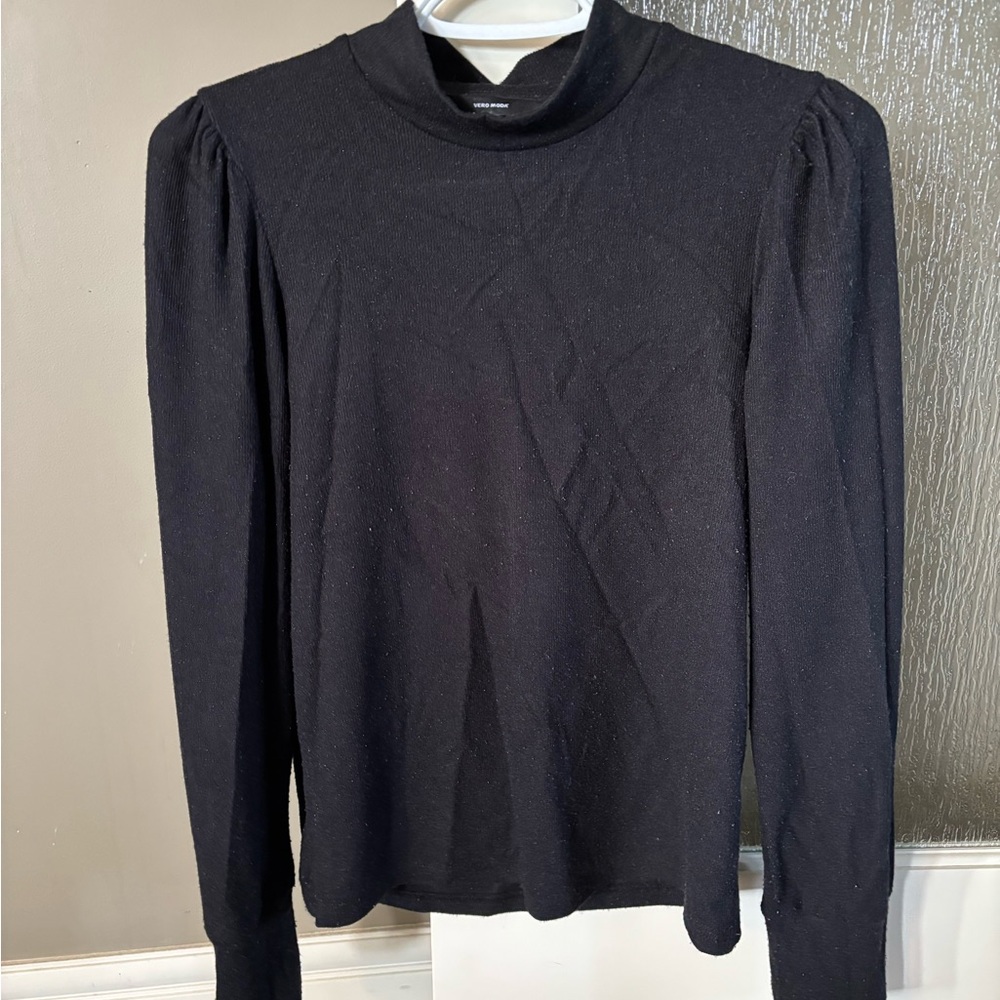 Vero Moda Classic Black Long Sleeve Top